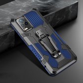 Voor vivo V20 Machine Armor Warrior schokbestendige pc + TPU beschermhoes (koningsblauw)