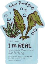 Tony Moly - I´m Real Seaweed Mask Sheet Skin Purifying - Plátýnková maska s čisticím a osvěžujícím účinkem