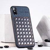 ROCK Origin-serie Zakelijk TPU + PU-beschermhoes voor iPhone XR