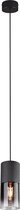 LED Hanglamp - Iona Borin - E27 Fitting - Rond - Mat Zwart - Aluminium