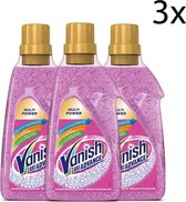 Vanish Oxi Advance Multicolor Power Gel - Voor Gekleurde en Witte Was - 1,5L x3