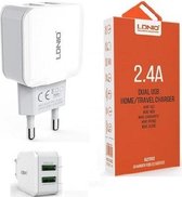 universele oplader met 2 usb-aansluiting Oplaadstekker met DUAL 2 USB POORT ADAPTER OPLADER