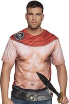 Boland - Fotorealistisch shirt Spartaan (L) - Volwassenen - Gladiator - Griekse en Romeinse Oudheid