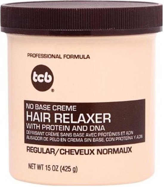 Tcb No Base Hair Relaxer Creme Regular Bol 