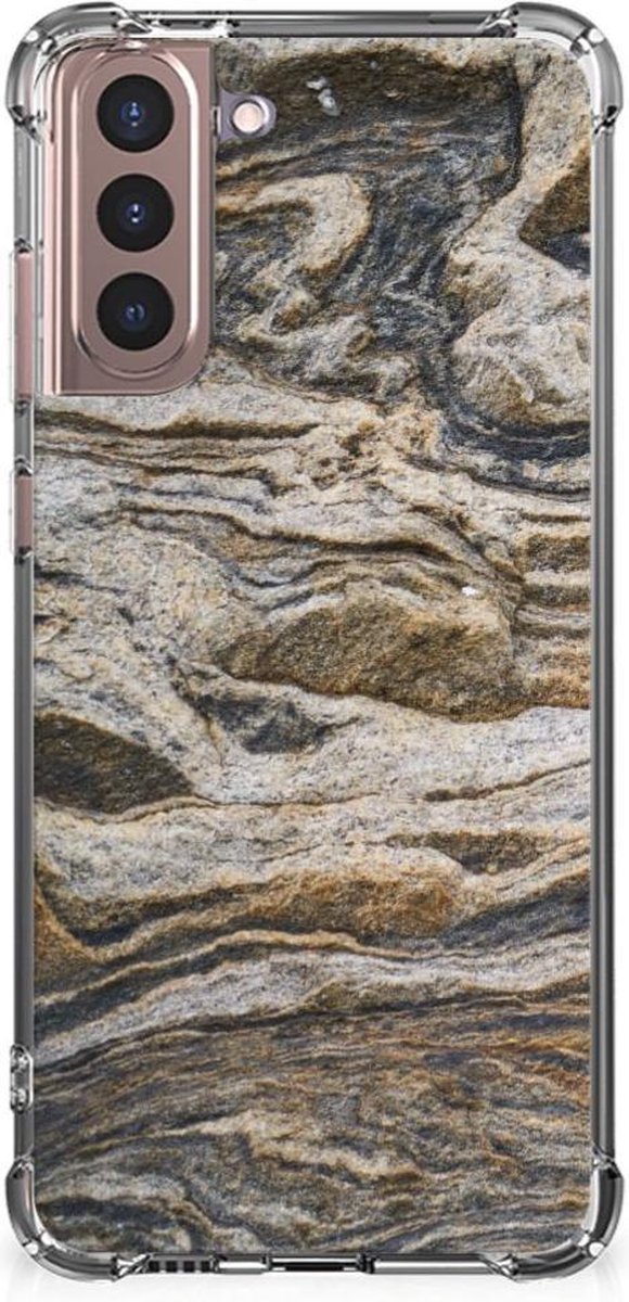 Samsung Galaxy S21 Plus Anti-Shock Hoesje Steen