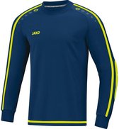 Jako Keepershirt Striker 2.0 Kind Navy Blauw-Lemon Geel Maat 152