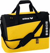 Sac de sport Erima Club 5 Line avec compartiment inférieur Large - Jaune / Zwart