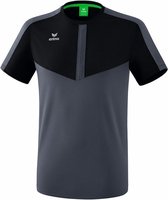 Erima Squad T-Shirt Zwart-Slate Grijs Maat 3XL