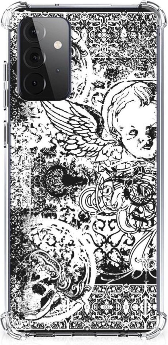 Extreme Case Samsung Galaxy A72 4G/5G Skulls Angel