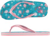 Xq Footwear Slippers Leaves Filles Rose / bleu Taille 29-30