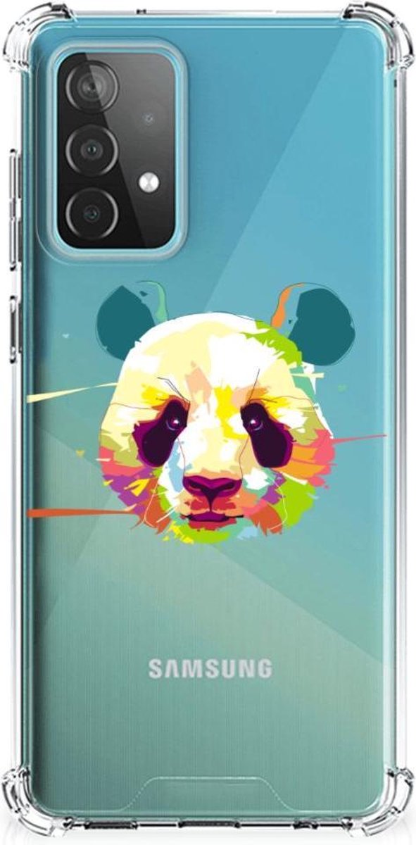 Samsung Galaxy A52 4G/5G Stevig Bumper Hoesje Panda Color