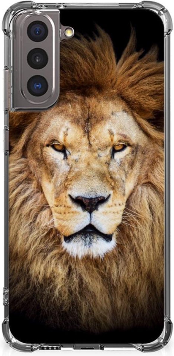 Samsung Galaxy S21 Case Anti-shock Leeuw