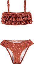 Looxs Revolution 2113-7002-984 Meisjes Badkleding - Maat 116 - Bruin