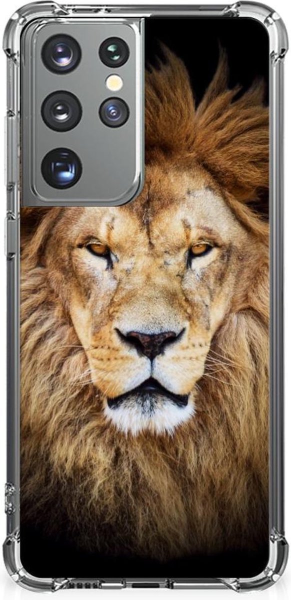 Samsung Galaxy S21 Ultra Case Anti-shock Leeuw
