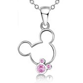 Ketting Mickey Mouse - Roze