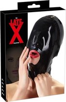 Latex Hoofdmasker - Zwart - BDSM - Bondage - BDSM - Maskers