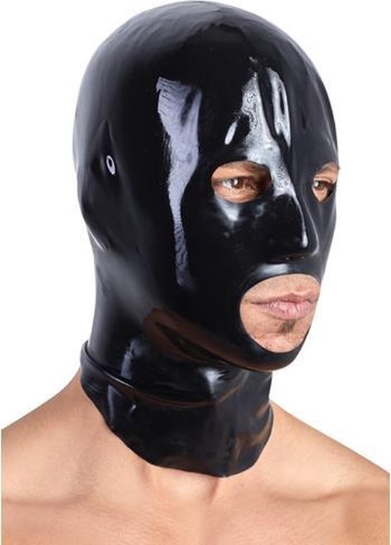 Masque en latex pour femme - Male - Zwart - BDSM - Bondage - BDSM - Masques