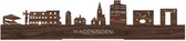 Standing Skyline Wageningen Notenhout - 60 cm - Woondecoratie design - Decoratie om neer te zetten - WoodWideCities