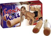 French Kiss Masturbator - Beige - Sextoys - Masturbators - Toys voor heren - Kunstvagina