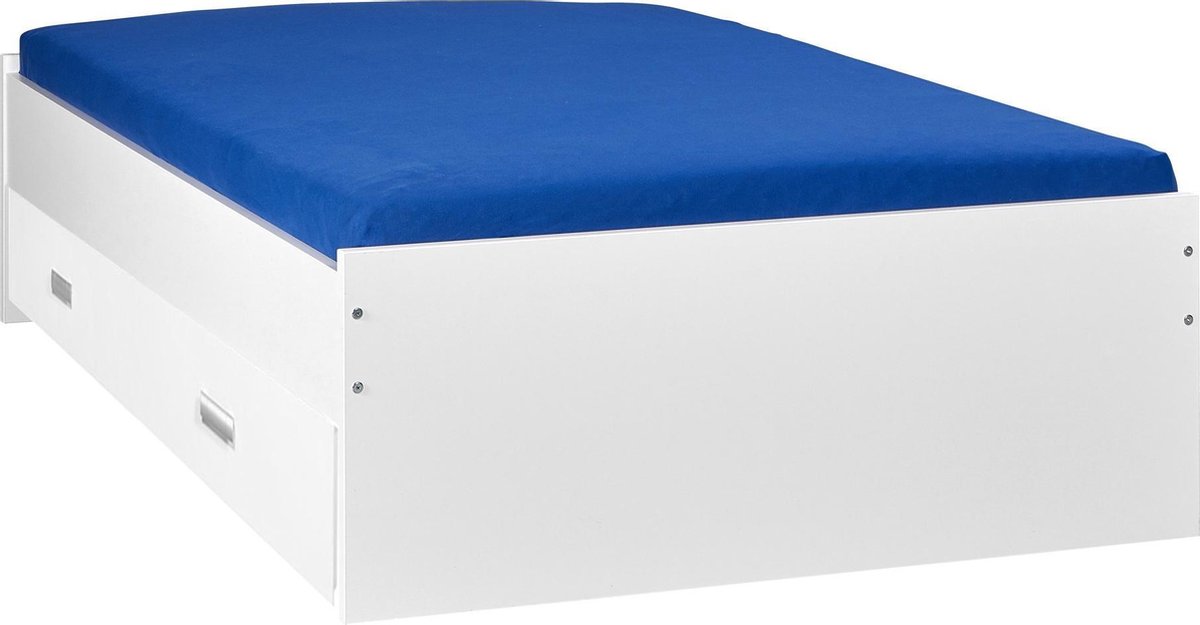 Bed met opbergruimte | 180x200 | Wit | Inclusief witte bedlade
