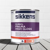 Sikkens Rubbol Finura High Gloss M15 2,5 liter - Lakverf - Dekkend - Terpentine basis -