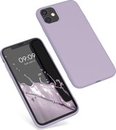 kwmobile telefoonhoesje voor Apple iPhone 11 - Hoesje voor smartphone - Back cover in lavendel