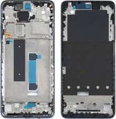 Originele frontbehuizing LCD-frame bezelplaat voor Xiaomi Redmi Note 9 Pro 5G M2007J17C (grijs)
