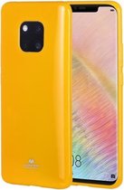 GOOSPERY PEARL JELLY TPU Anti-fall en Scratch Case voor Huawei Mate 20 Pro (oranje)