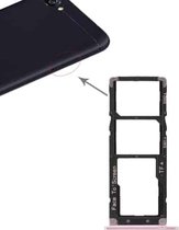 2 SIM-kaart Lade + Micro SD-kaart Lade voor Asus ZenFone 4 Max ZC520KL (Rose Gold)