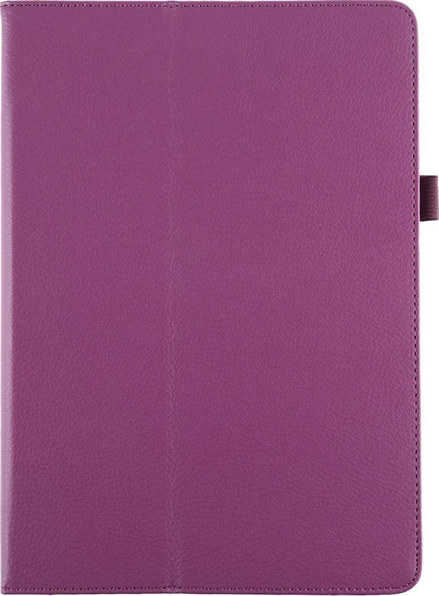 Mobigear Tablethoes geschikt voor Apple iPad 9 (2021) Hoes | Mobigear Classic Bookcase + Stylus Houder - Paars