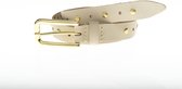 Elvy Fashion - Studs Belt Women 20751 - Beige Gold - One Size