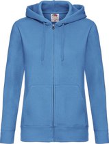 Fruit Of The Loom Vrouwen Dames-Fit sweatshirt met capuchon (Azure Blauw)