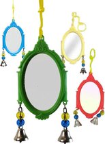 JW Activitoy Fancy Mirror - Parkieten speelgoed - Vogelspeelgoed - Meerkleurig - Kunststof