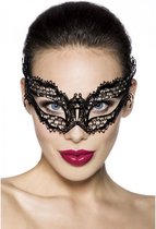 Atixo Kostuum Oogmasker Metal Zwart