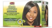 African Pride Olive Miracle Deep Conditioning Anti Breakage Relaxer Kit
