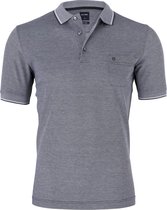 OLYMP modern fit poloshirt - zwart - Maat: 4XL