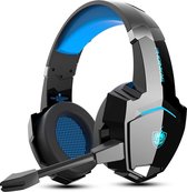PHOINIKAS G9000 BT Bluetooth Laptop Gaming headset met microfoon Over-ear Koptelefoon -Zwart blauw