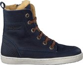 Shoesme Ur9w056 Hoge sneakers - Leren Sneaker - Jongens - Blauw - Maat 27