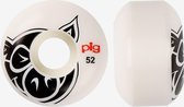 Pig Head Natural skateboardwielen 52 mm