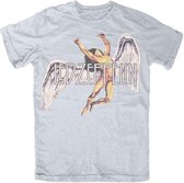 Led Zeppelin Heren Tshirt -XL- Large Icarus Grijs