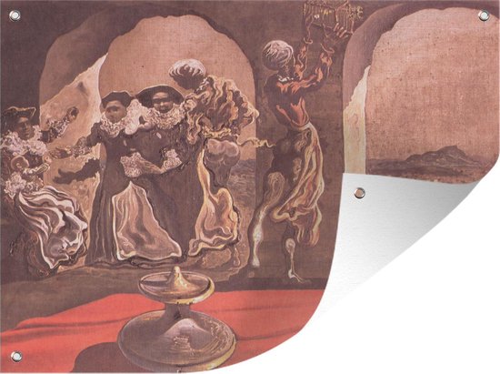 Affiche de jardin Salvador Dali 2 - Buste invisible de Voltaire