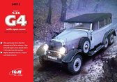 1:24 ICM 24012 Typ G4 with open cover, WWII German Personnel Car Plastic Modelbouwpakket
