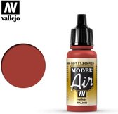 Vallejo 71269 Model Air Red - Acryl Verf flesje