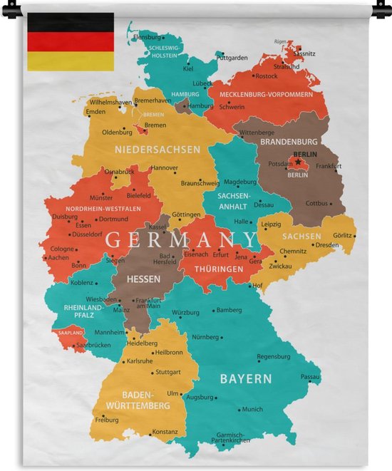 Tapisserie Carte Allemagne Carte Coloree De L Allemagne Tapisserie Coton 60x80 Cm Bol Com Tapisserie Carte Allemagne Carte Coloree De L Allemagne Tapisserie Coton 60x80 Cm Bol Com