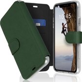 iPhone 11 hoesje bookcase - hoesje iPhone 11 apple bookcase - iPhone 11 bookcase - telefoonhoesje iPhone 11 bookcase - hoesje iPhone 11 - Kunstleer - Donkergroen - Accezz Xtreme Wallet Bookca