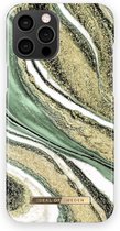 iDeal of Sweden Fashion Case voor iPhone 12 Pro Max Cosmic Green Swirl