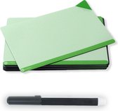 Rewrities Notes - 24 Groene Dry Erase Magnetic Cards 10 x 15 cm - Herbruikbare Notes voor Taken, Planning, Projecten, Organisatie - inclusief marker!