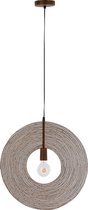 J-Line Lamp Hangend Cirkel Draad Metaal Roest Small