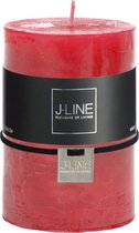 J-Line cilinderkaars - fuchsia - medium - 48U - 6 stuks