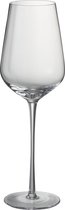 J-line Drinkglas Witte Wijn Kristalglas Transparant